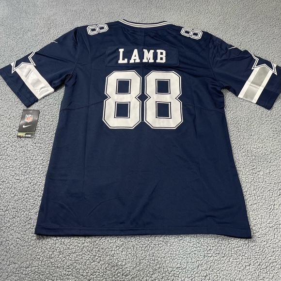 Dallas Cowboys CeeDee Lamb Jersey Blue Stitched Nike #88 NEW Mens Adult CD - Picture 7 of 16